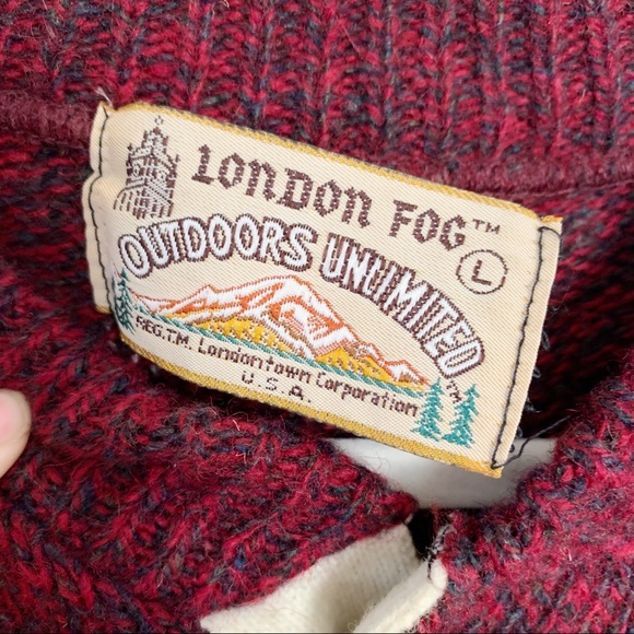 L LONDON FOG vintage men’s pullover knit sweater - Picture 4 of 5